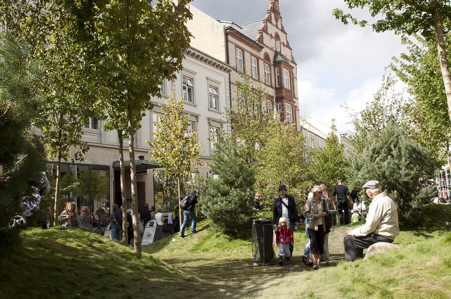 Crowds at Aarhus Festuge, the August cultural festival