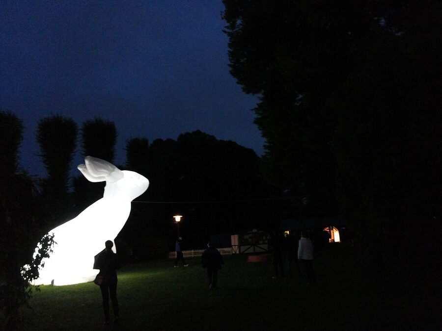 Light installation at Aarhus Festuge