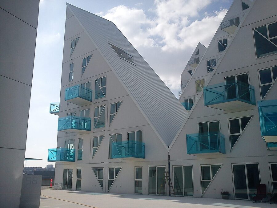 The Iceberg apartments on Aarhus O