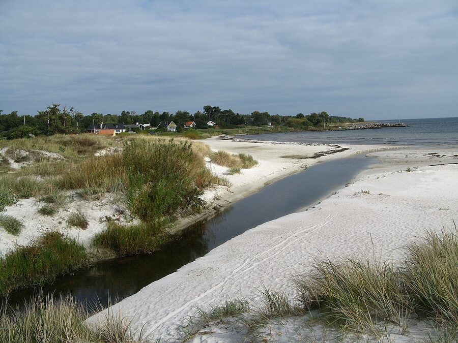 Balka beach on the south-east coast of Bornholm