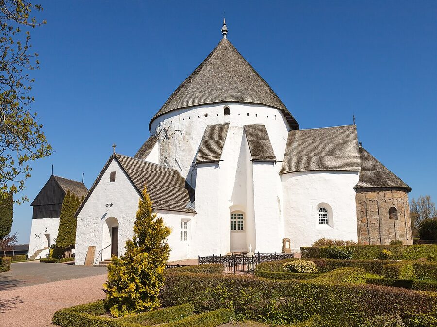 Osterlars round church on Bornholm, the largest of the four