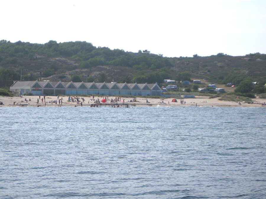 Sandvig sand beach on Bornholm
