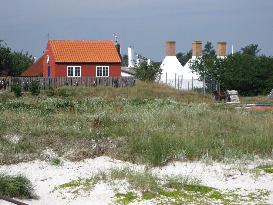 Snogebaek fishing harbour on Bornholm