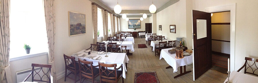 The dining hall of Brøndums Hotel transplanted into Skagens Museum