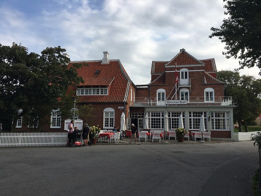 Brøndums Hotel exterior in Skagen 2018