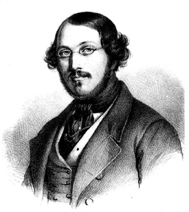 Portrait of Georg Carstensen, founder of Tivoli Gardens, 1812-1857