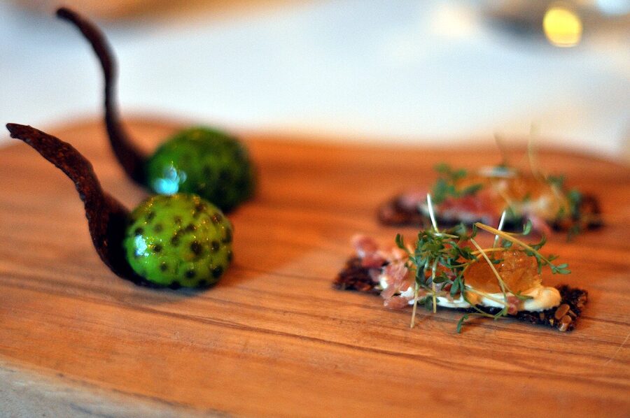 A modern interpretation of dyrlægens natmad at Restaurant Kokkeriet