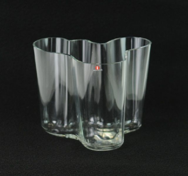 The Alvar Aalto vase, the iconic Finnish glassware design from 1936