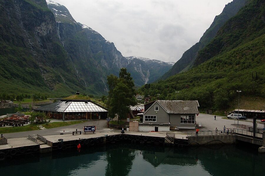 Gudvangen quay at the head of the Nærøyfjord