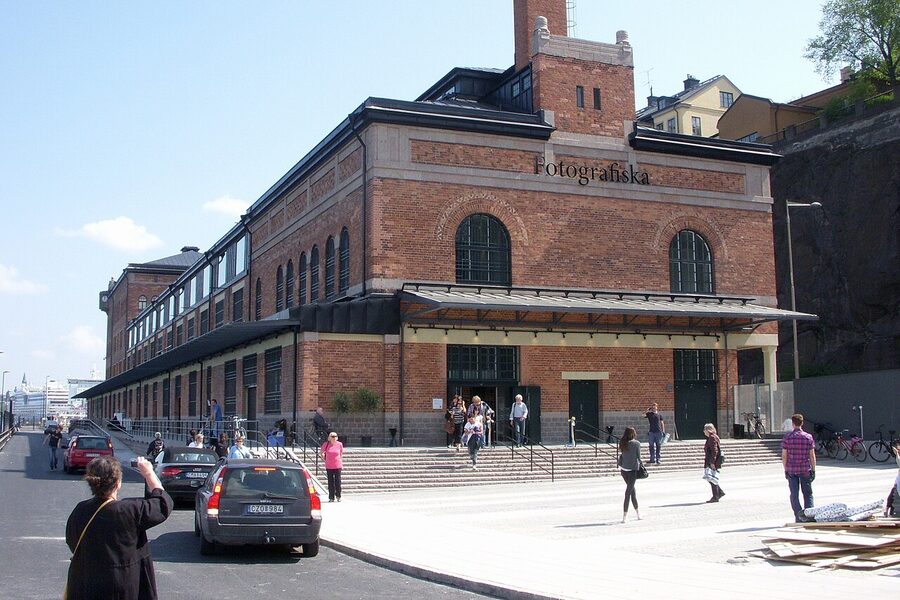 Fotografiska photography museum on Stadsgården waterfront, the converted brick customs house