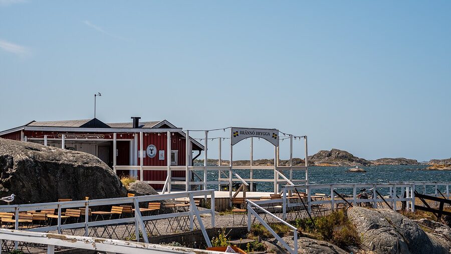 Brännö island ferry quay in the southern archipelago