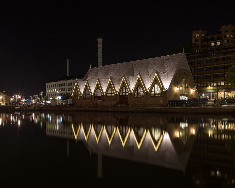 Feskekörka the 1874 fish market hall in Gothenburg