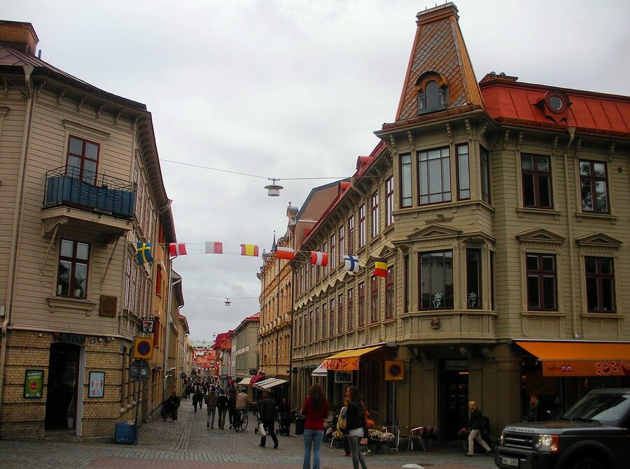 Haga Nygata cobbled street in Gothenburg