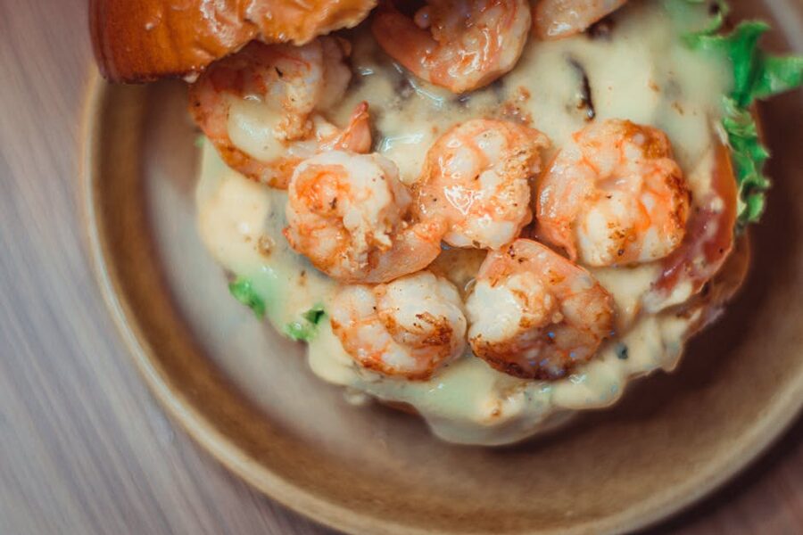 Räksmörgås open prawn sandwich