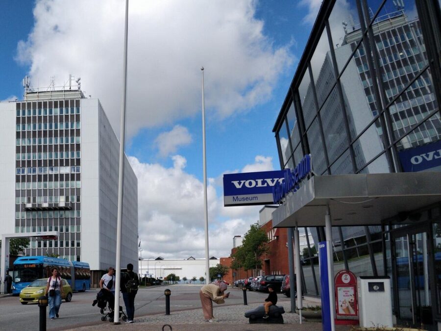 Volvo Museum entrance in Arendal Gothenburg