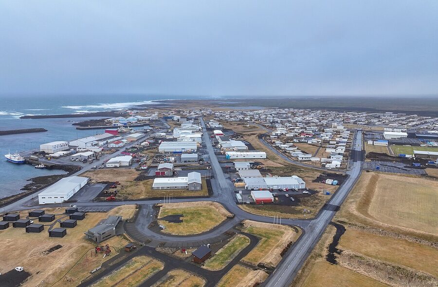 Grindavík, Iceland, after the 2025 eruption