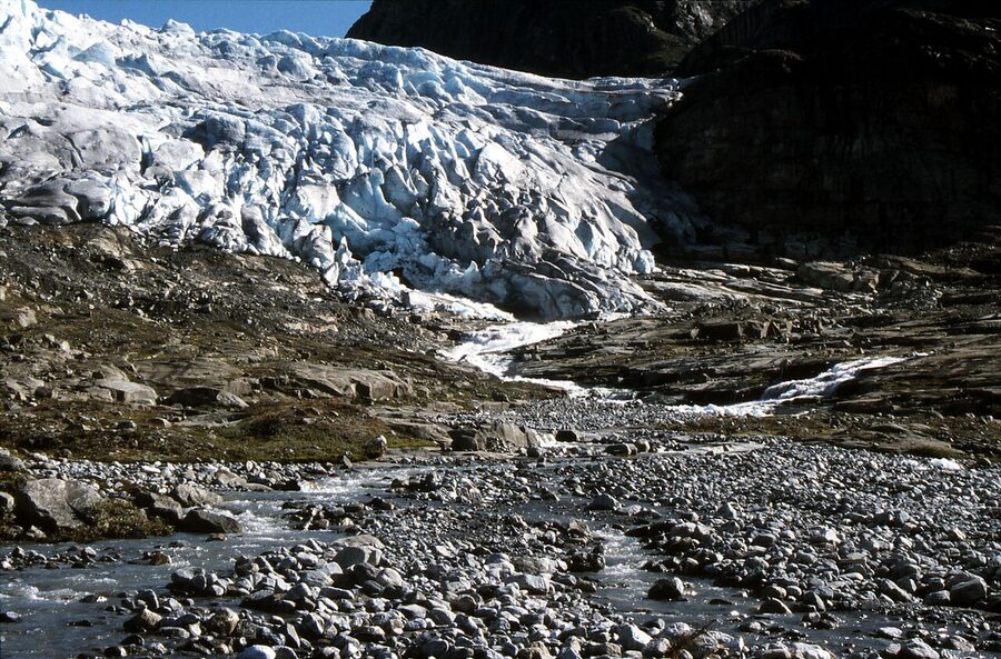 Hardangerjøkulen glacier near Finse, Norway