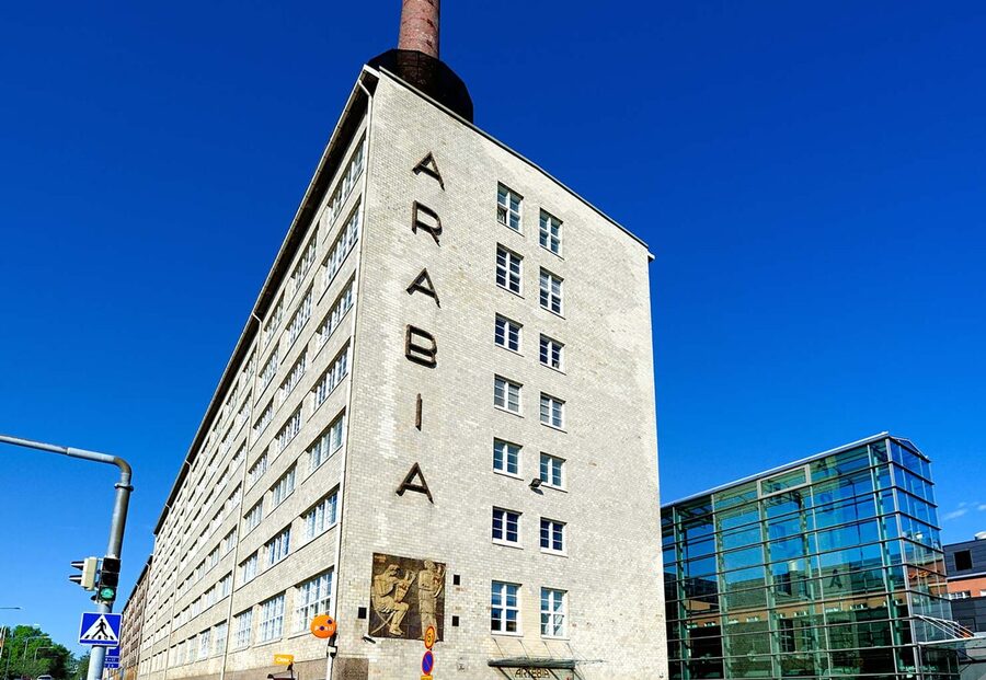 Aalto University Arabia Campus Library in the Arabia ceramics district Helsinki