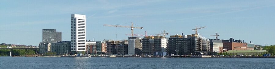Hornsbergs strand on Kungsholmen, easily confused with Hornstull on Södermalm