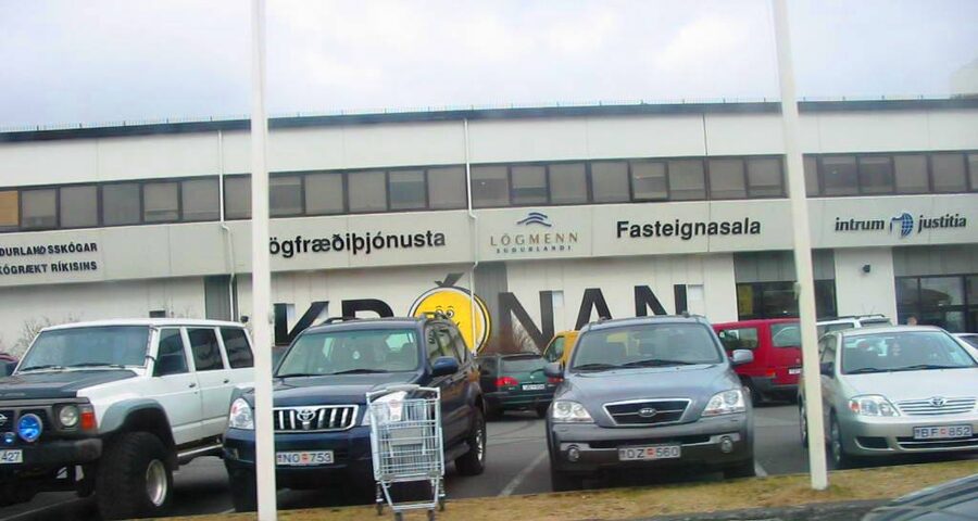 Krónan supermarket in Selfoss, south Iceland