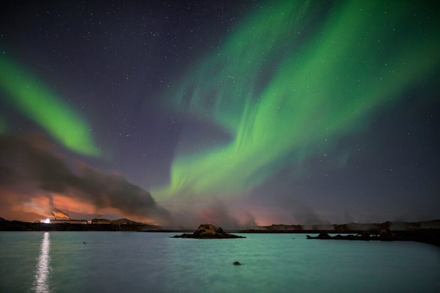 Northern lights over Iceland