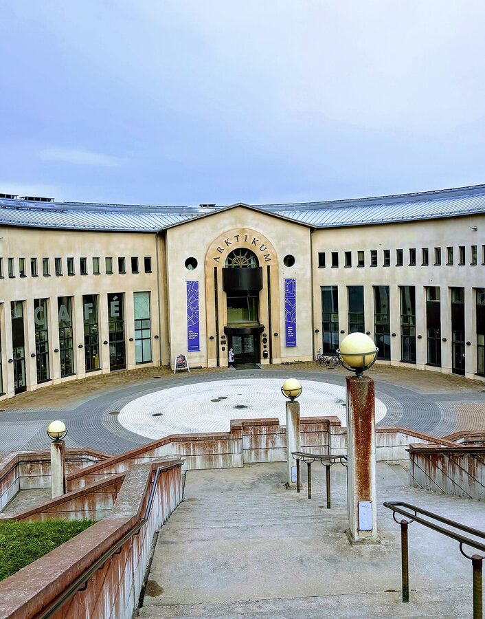 Arktikum museum exterior in Rovaniemi
