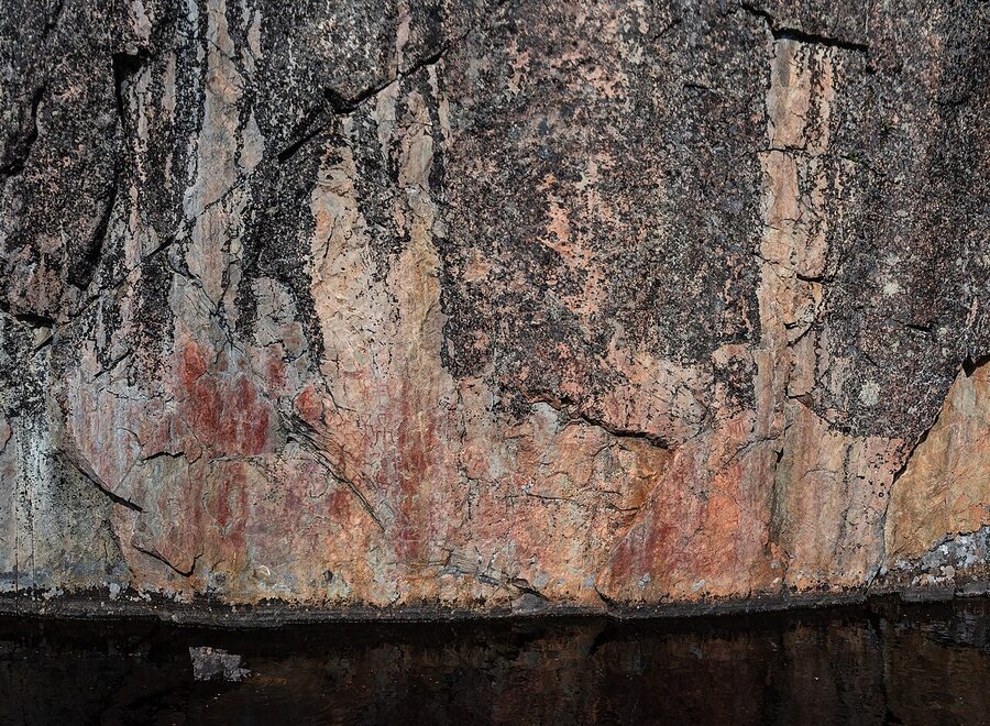 Värikallio rock paintings at Hossa, Finland