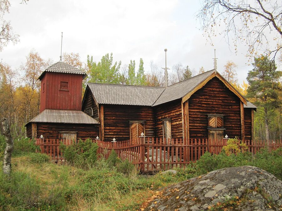 Pielpajärvi wilderness church 1760 Inari