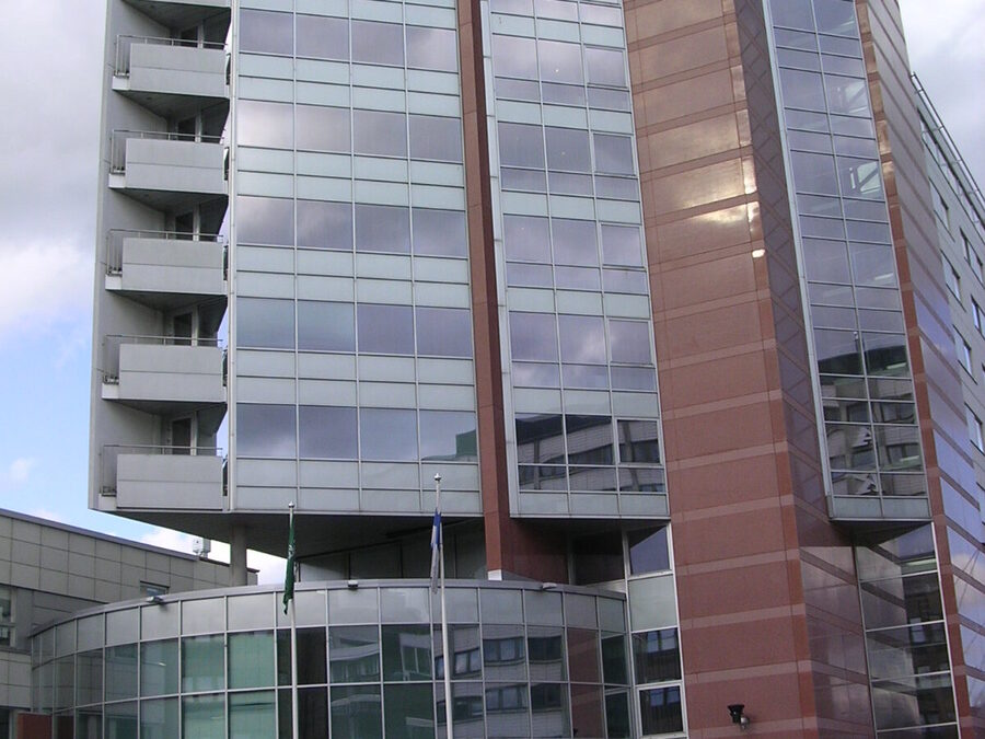 The Holiday Inn Helsinki Messukeskus hotel next to the fair venue
