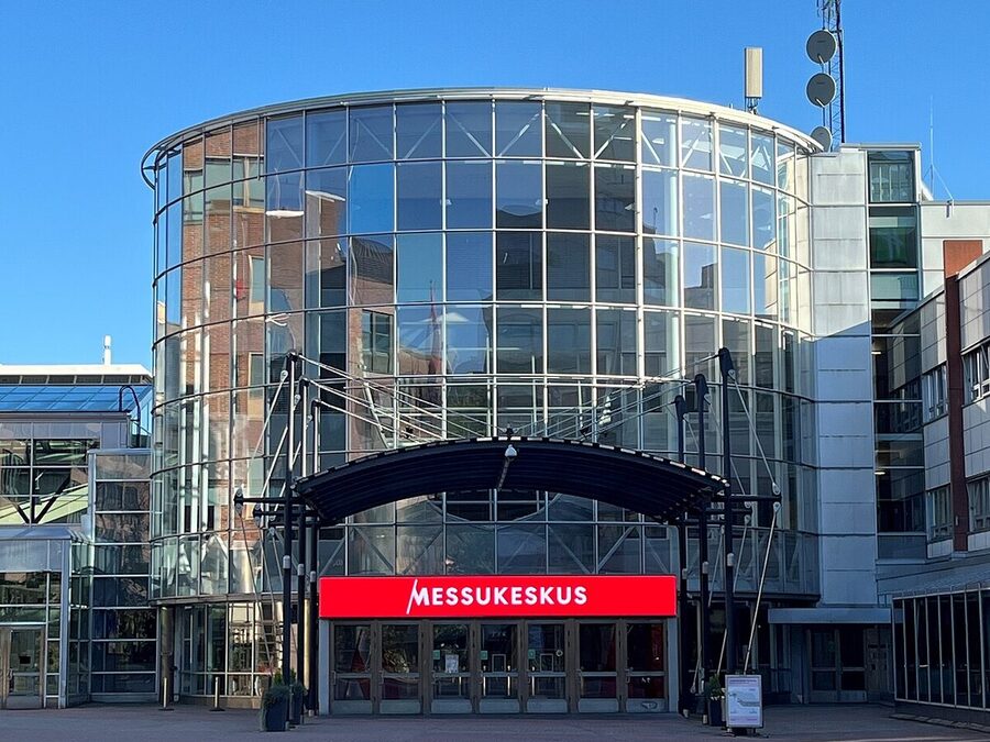 Aerial view of Messukeskus Helsinki Expo and Convention Centre