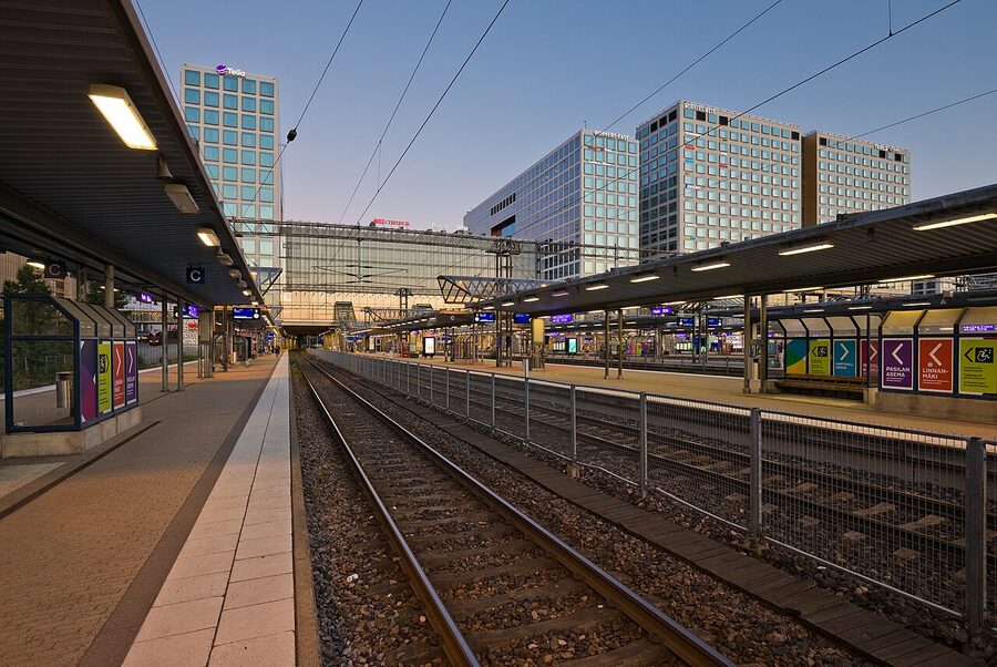 Pasila railway station and the Mall of Tripla, Helsinki