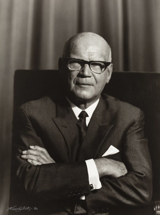 Finnish President Urho Kekkonen, archive photograph