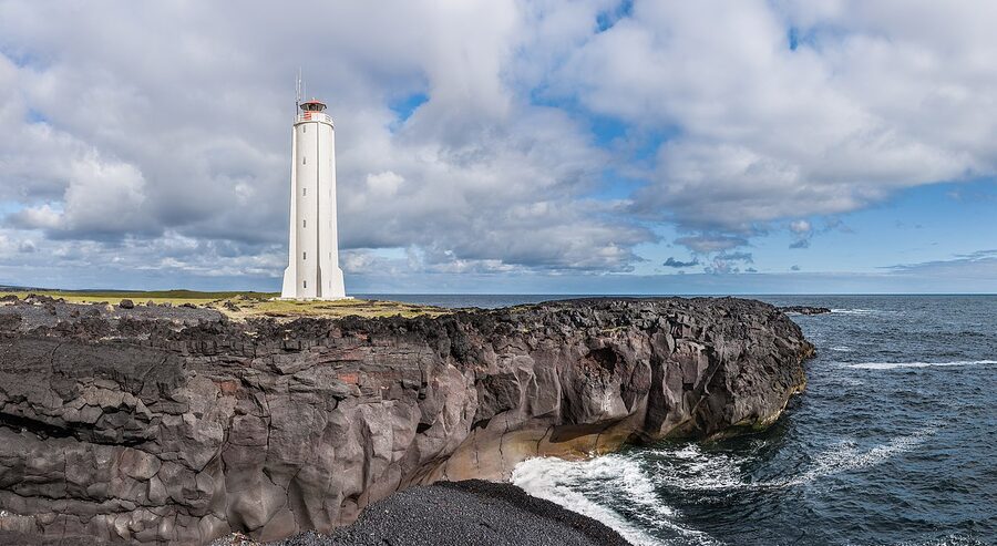 Malarrif lighthouse on the Snæfellsnes peninsula, Iceland