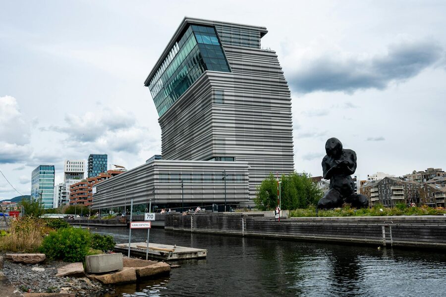 The Munchmuseet building in Oslo, designed by Estudio Herreros
