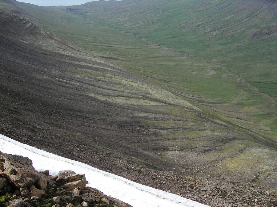 Climbing Mount Esja above Reykjavik