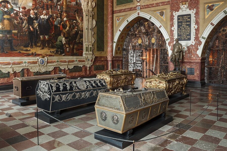 Christian IV chapel inside Roskilde Cathedral