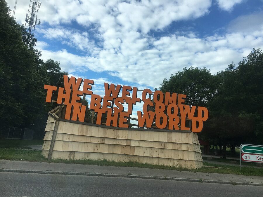 Roskilde Festival 2024 entrance arch