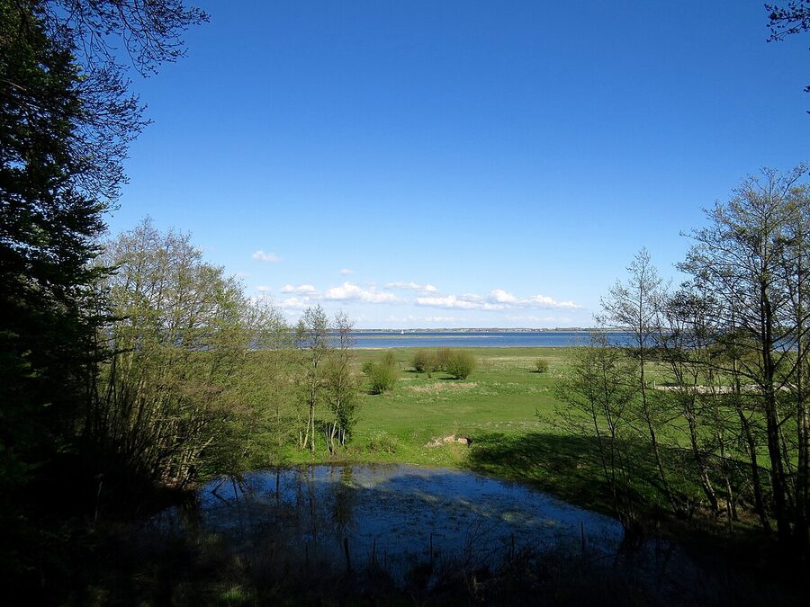 View towards Roskilde Fjord from Jaegerspris