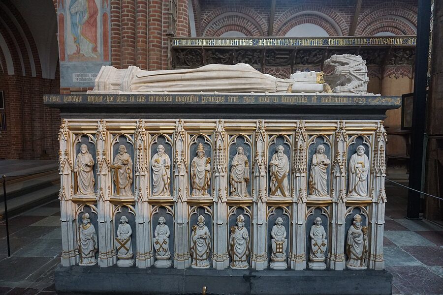 Sarcophagus of Margrete I in Roskilde Cathedral