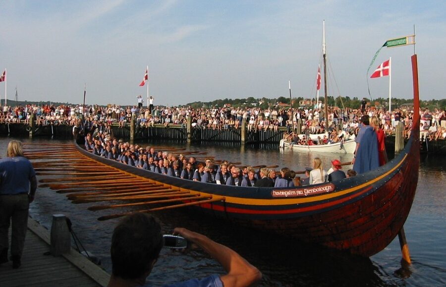 Sea Stallion of Glendalough Viking ship reconstruction
