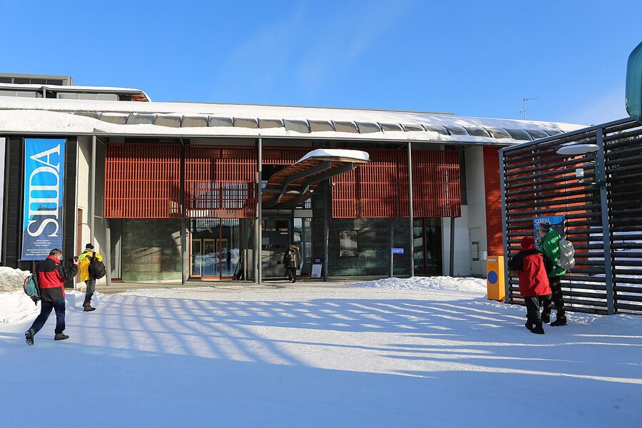 Siida museum exterior in Inari
