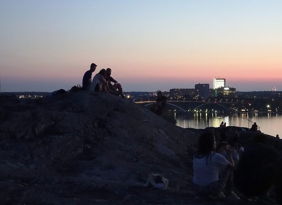 Skinnarviksberget viewpoint over Riddarfjärden and Kungsholmen