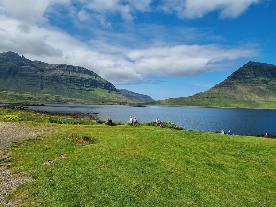 Grundarfjörður waterfront and harbour, Snæfellsnes