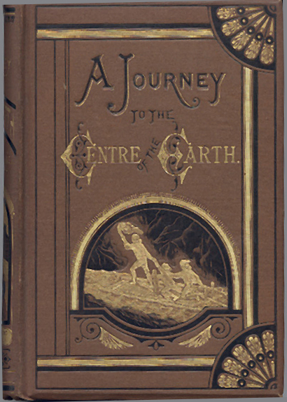 Cover of A Journey to the Centre of the Earth, 1874 edition