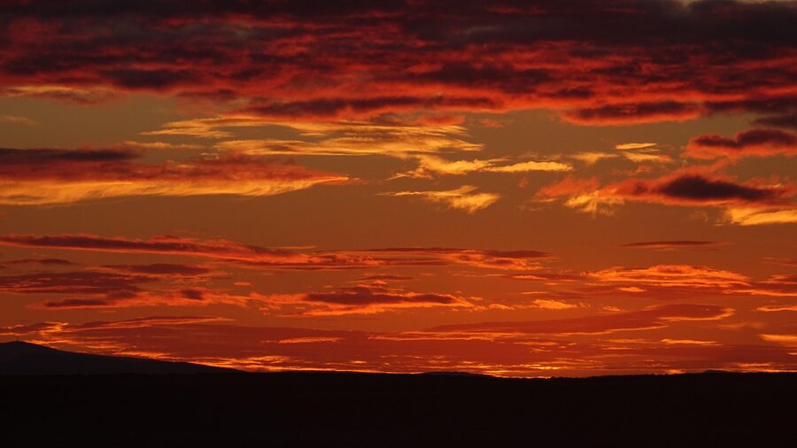 Midnight sun in Iceland