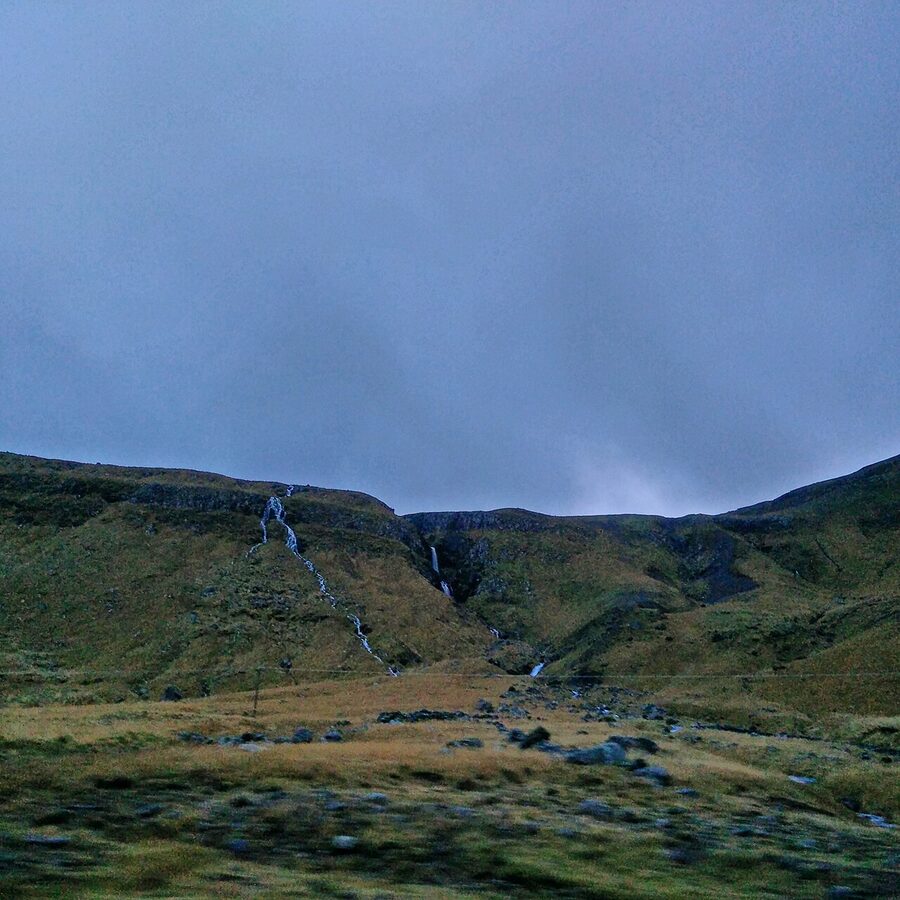 Roadside waterfalls along Route 54, Snæfellsnes