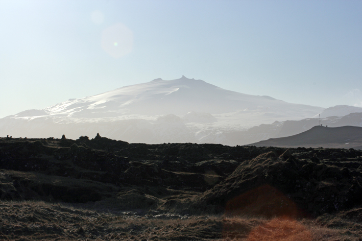 Snæfellsjökull glacier on the Snæfellsnes peninsula