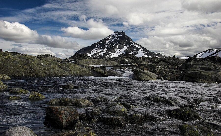 Norwegian summer mountain landscape