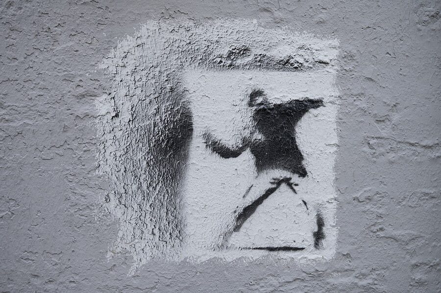 Street art mural in Gamle Stavanger