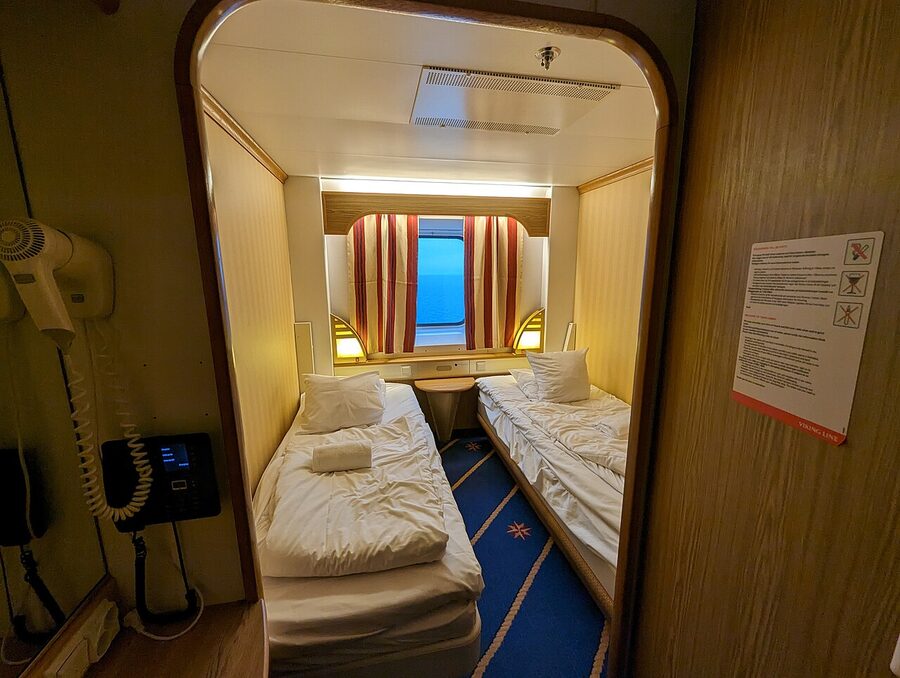 A2 sea-view cabin on Viking Cinderella
